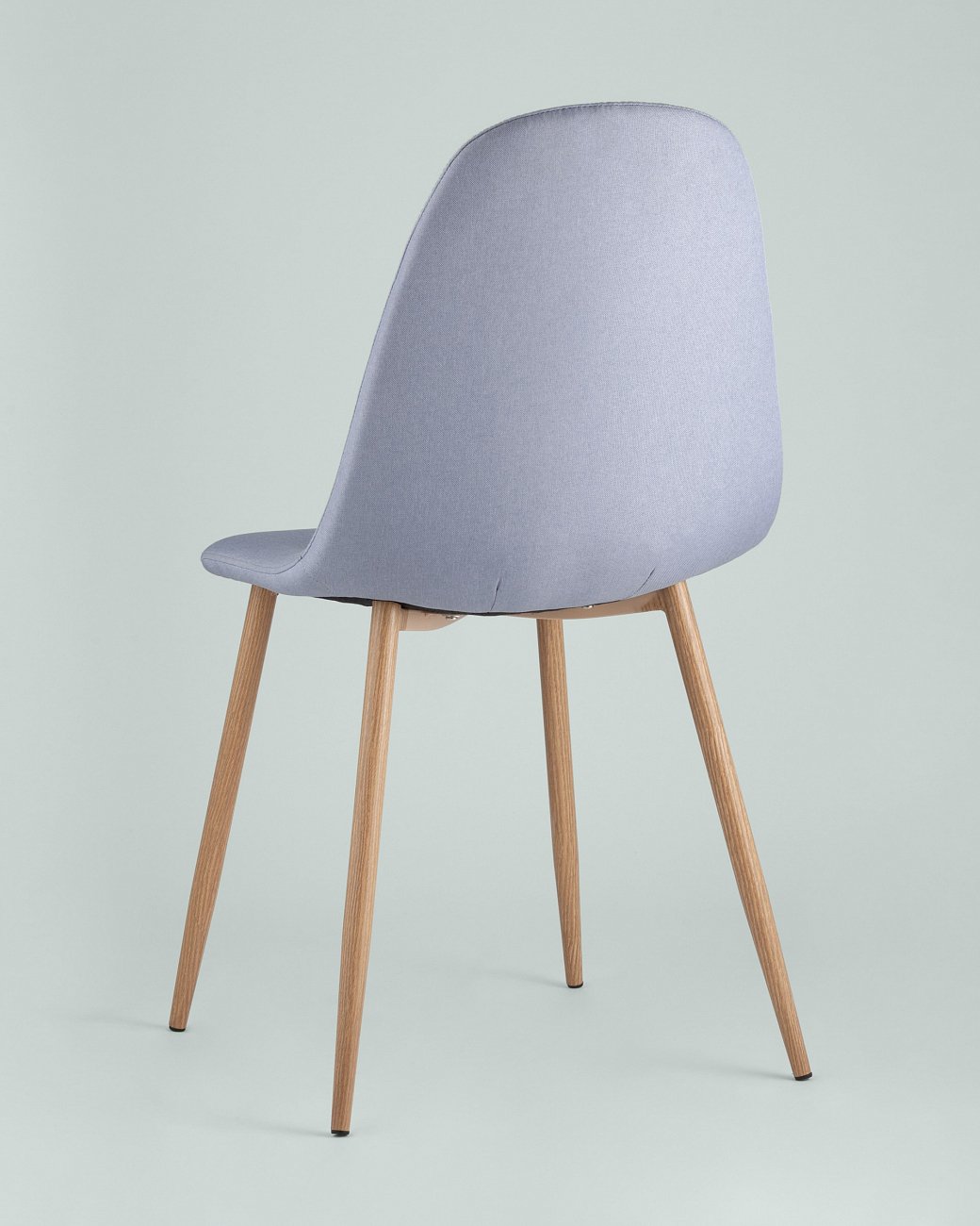 Стул со спинкой голубой из рогожки "Валенсия" STOOL GROUP ДИЗАЙНЕРСКИЕ, ИНТЕРЬЕРНЫЕ 00-3946189 Голубой  - Вид №4