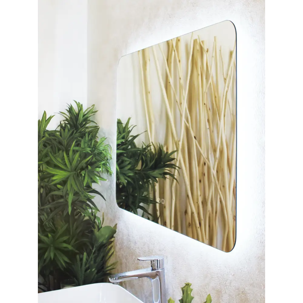 Зеркало Santreyd Singapore с LED-подсветкой и антизапотеванием 80×60 см 89356946 Сингапур STLM-0970145 - Вид №5