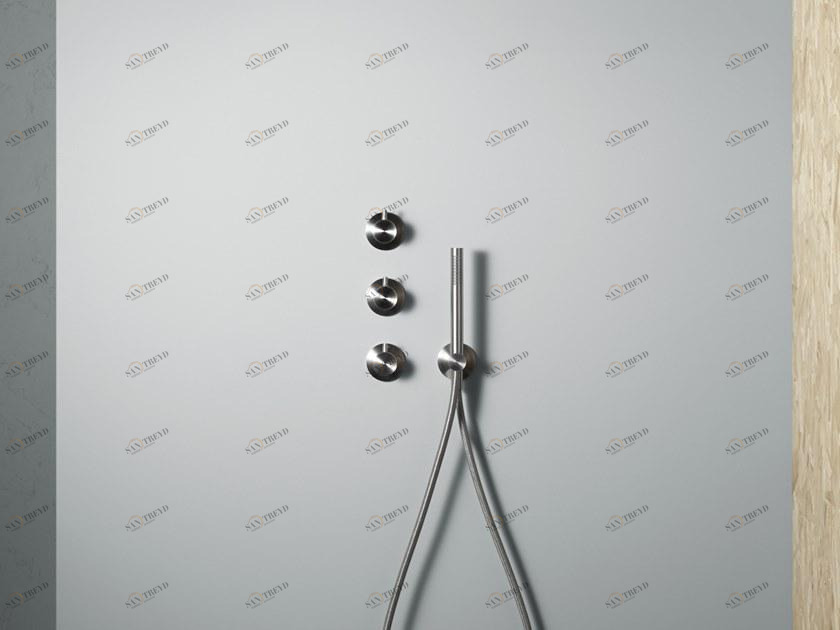 Quadrodesign Встраиваемый смеситель для душа на 3 отверстия Ottavo sun-id-1375614