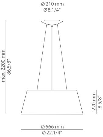 Estiluz Подвесной светильник из полиуретана Poulpe T-2945 - Вид №9