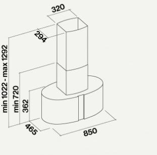 Falmec Настенная вытяжка из стекла и стали Mirabilia sun-id-1438836 - Вид №3