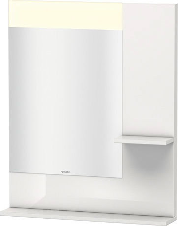 VE732005151 Vero Зеркало с полочками сбоку и внизу Сосна коричневая, декор Duravit - Вид №1