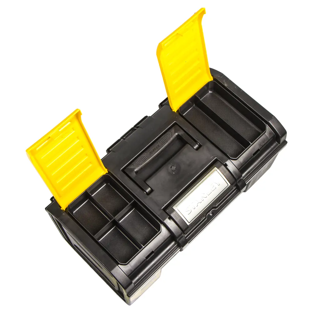 Ящик для инструмента Stanley 480х266х236 мм, пластик, чёрный/жёлтый 16518306 STLM-2100876  - Вид №2