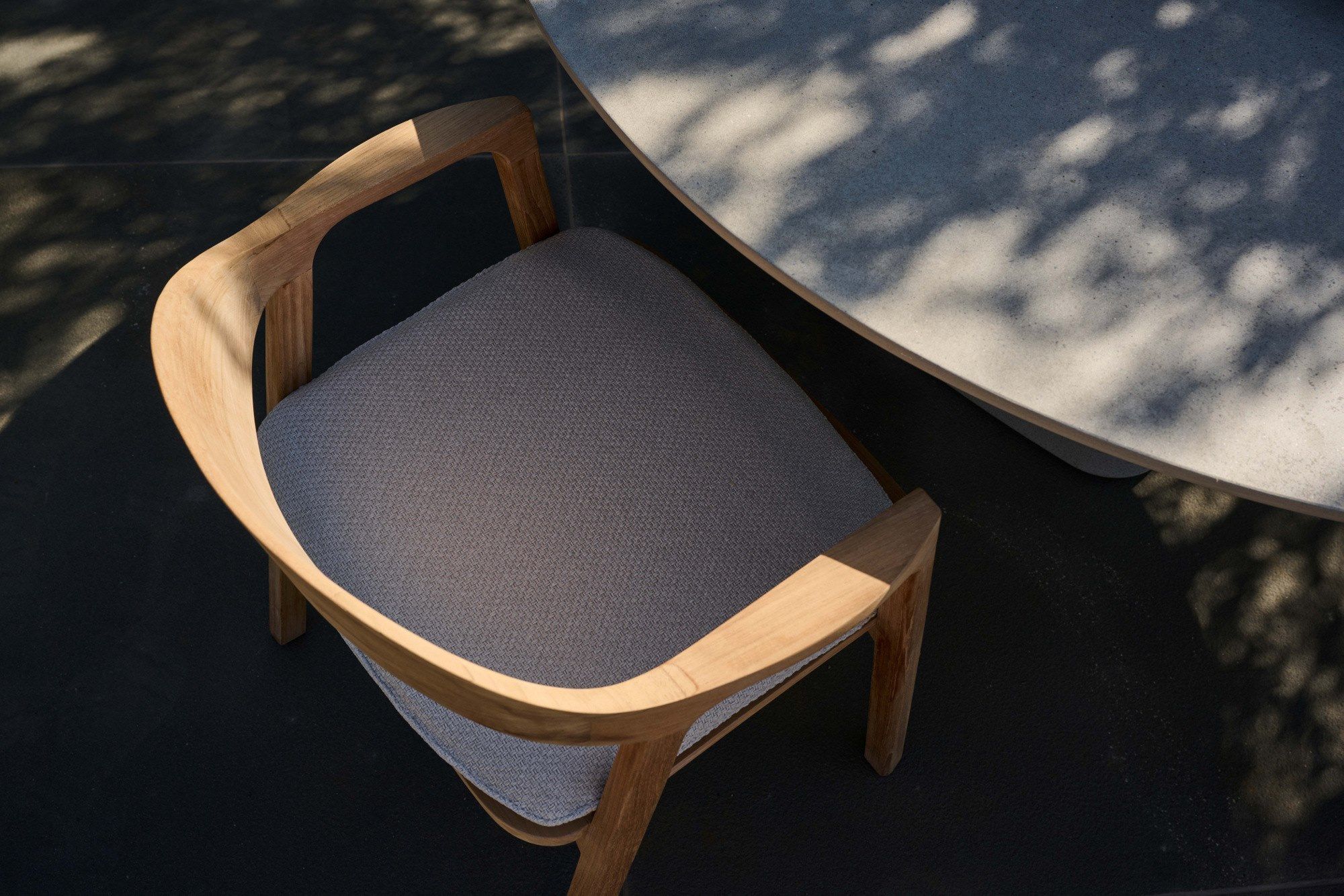 Стул для сада из тикового дерева с подлокотниками TRIBÙ Nomad ARCH-00075356 - Вид №4