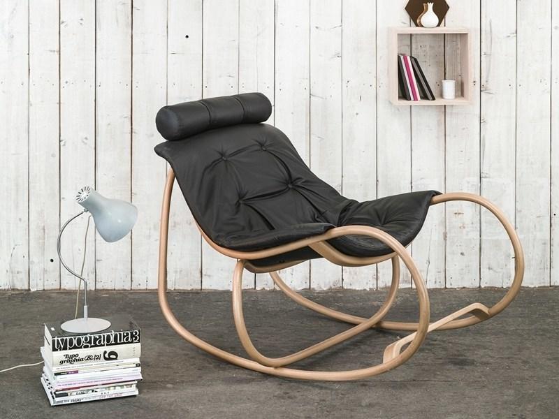 TON Кресло-качалка в коже sun-id-1430186 - Вид №5