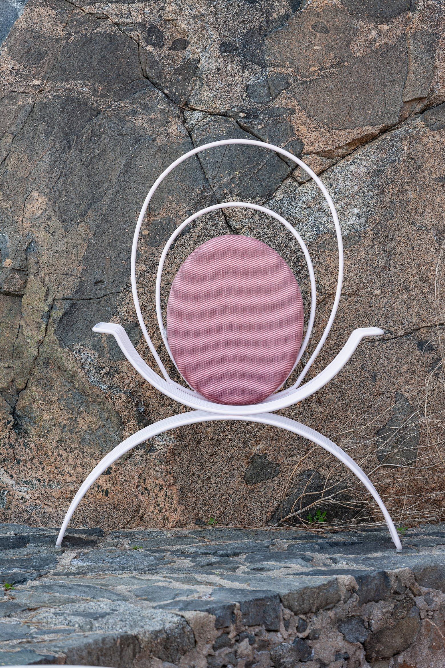 Стальной садовый стул с подлокотниками iSimar Romana ARCH-00082158 - Вид №12