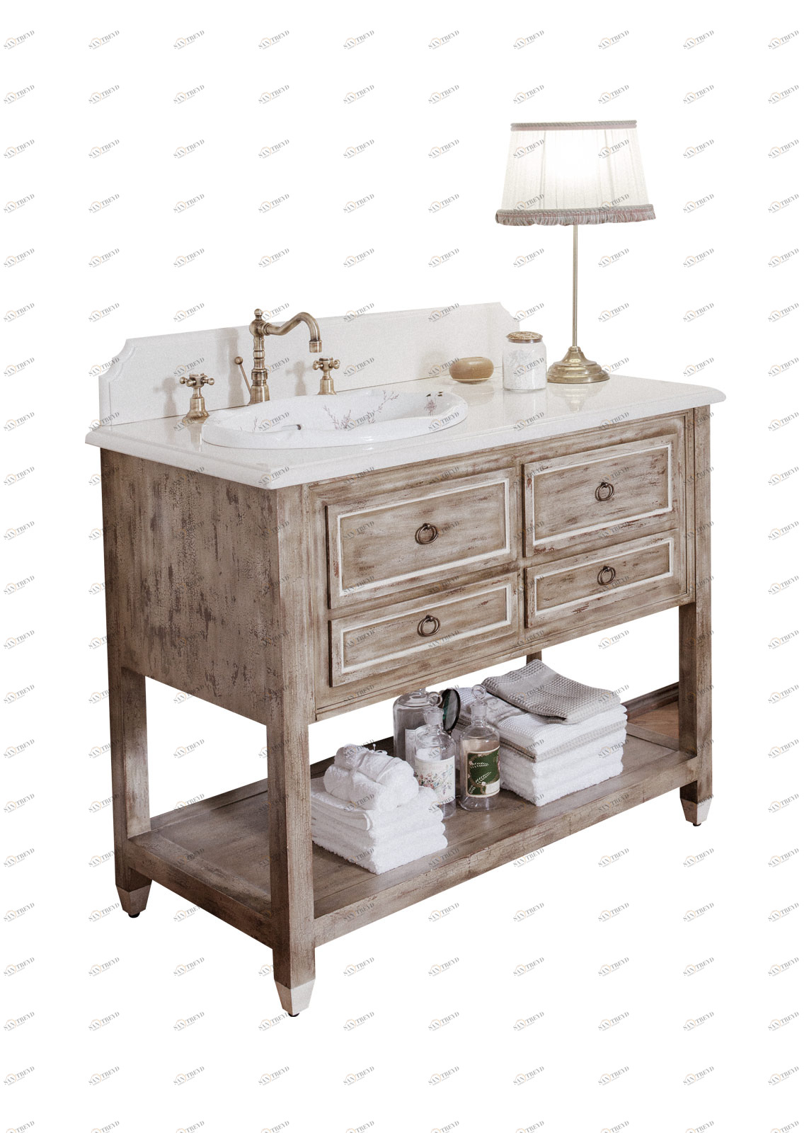 Gentry Home Душа с керамической консолью   GH100765 