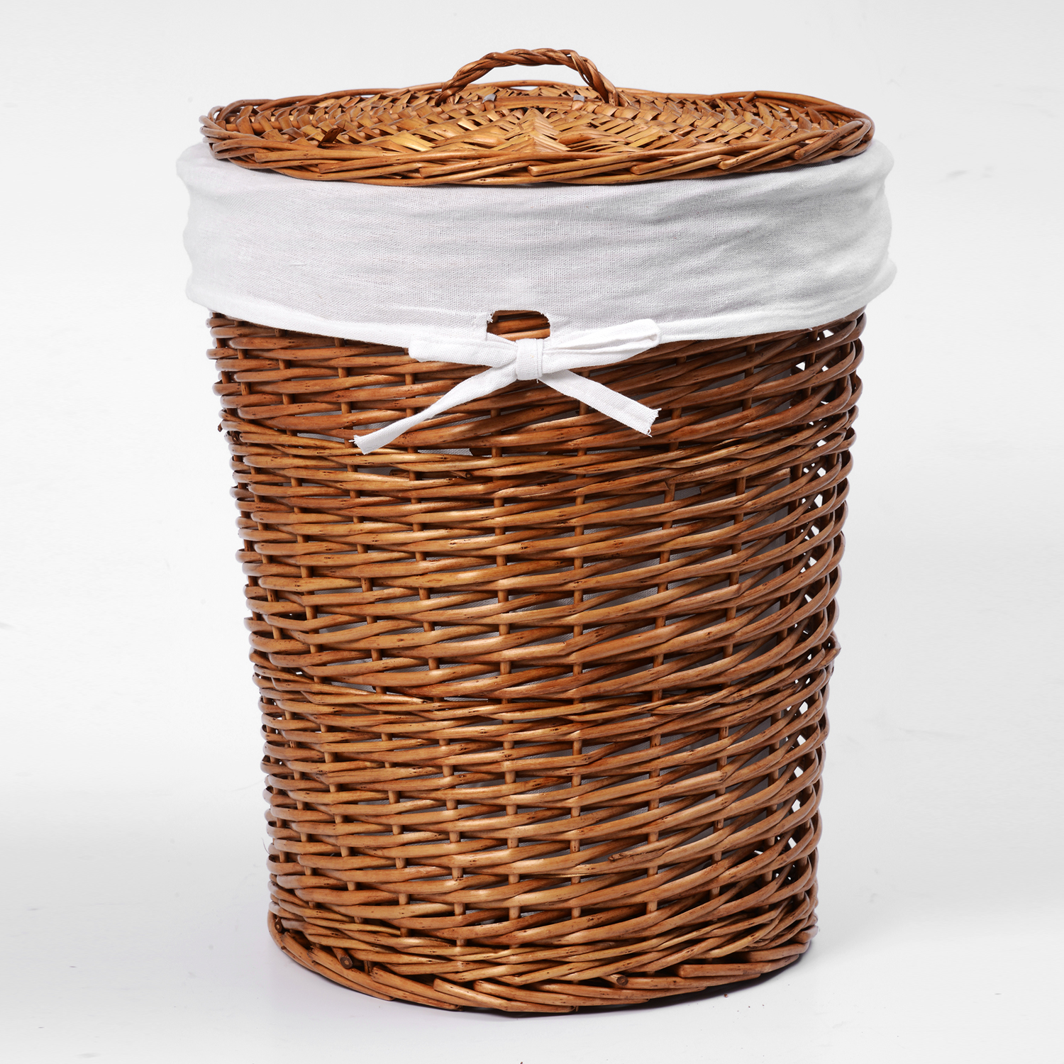 WB-350-L Leine Плетеная корзина для белья с крышкой WasserKRAFT 