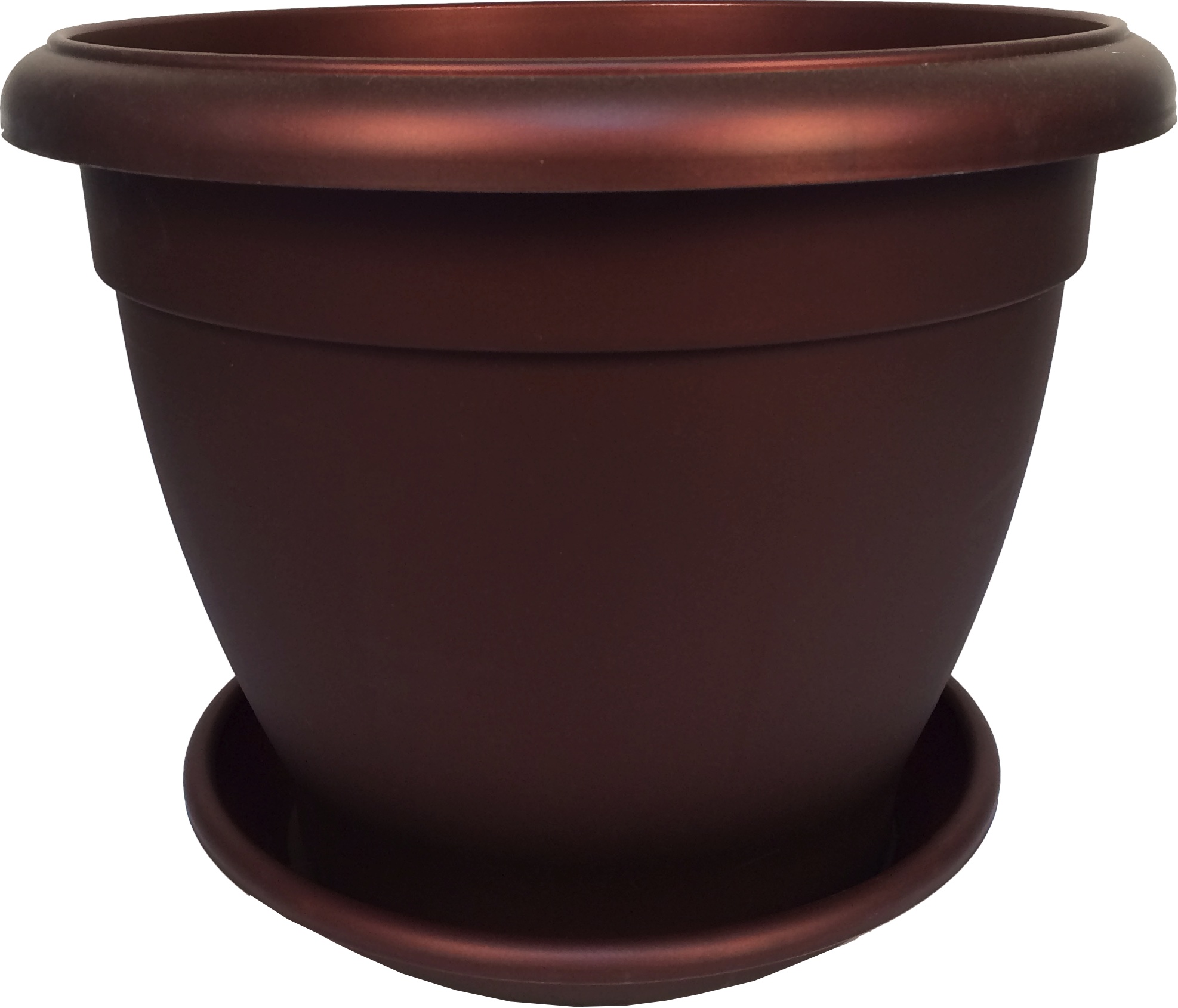 1006-5 Горшок цветочный Le Jardin 2 d=40 Бронза бордо Цветочная коллекция 