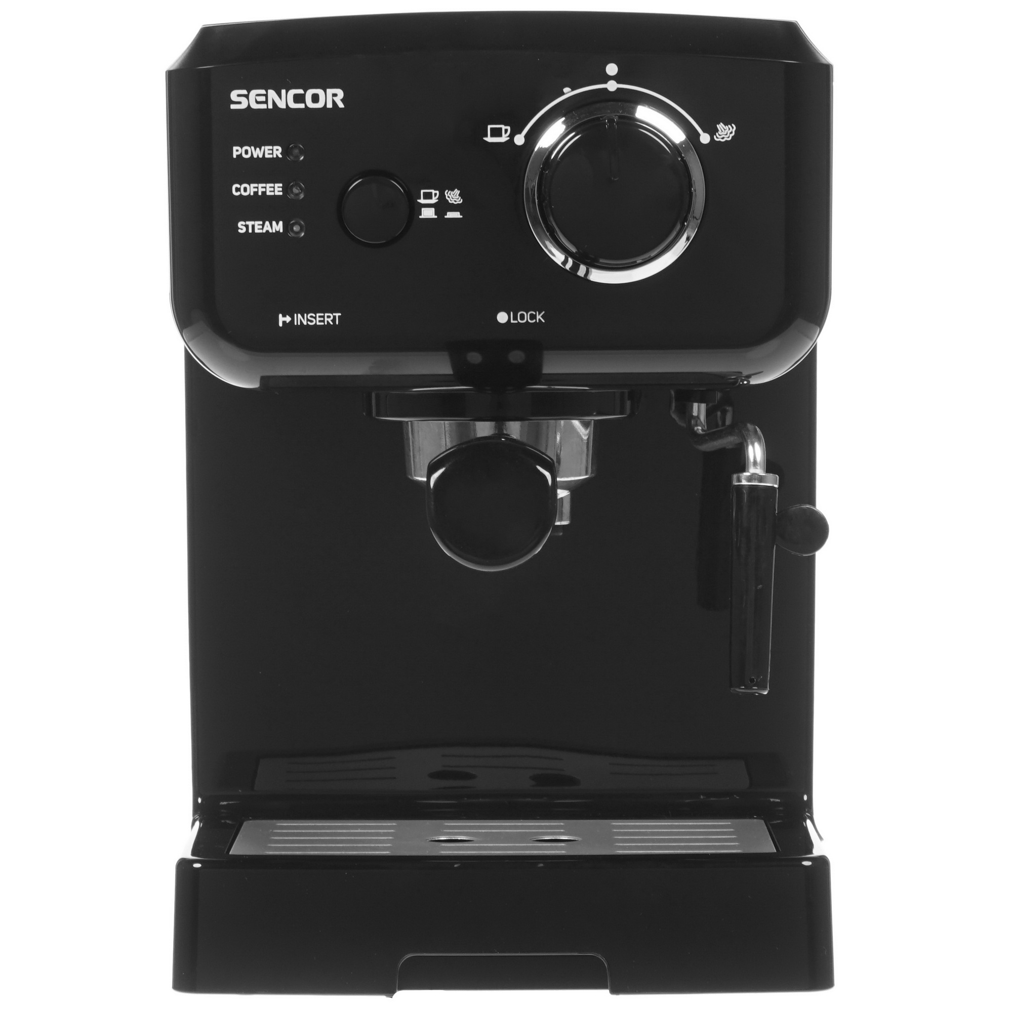 8158121 Кофеварка рожковая Senсor SES 1710BK черный Sencor STDN-0129504 - Вид №1