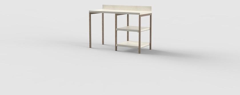 Mobilspazio Прямоугольный стол с полками для гостиниц Urban sun-id-1471606 - Вид №29