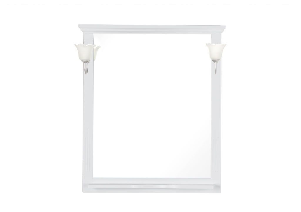 Зеркало Aquanet Лагуна 85 белый 00175305 - Вид №1