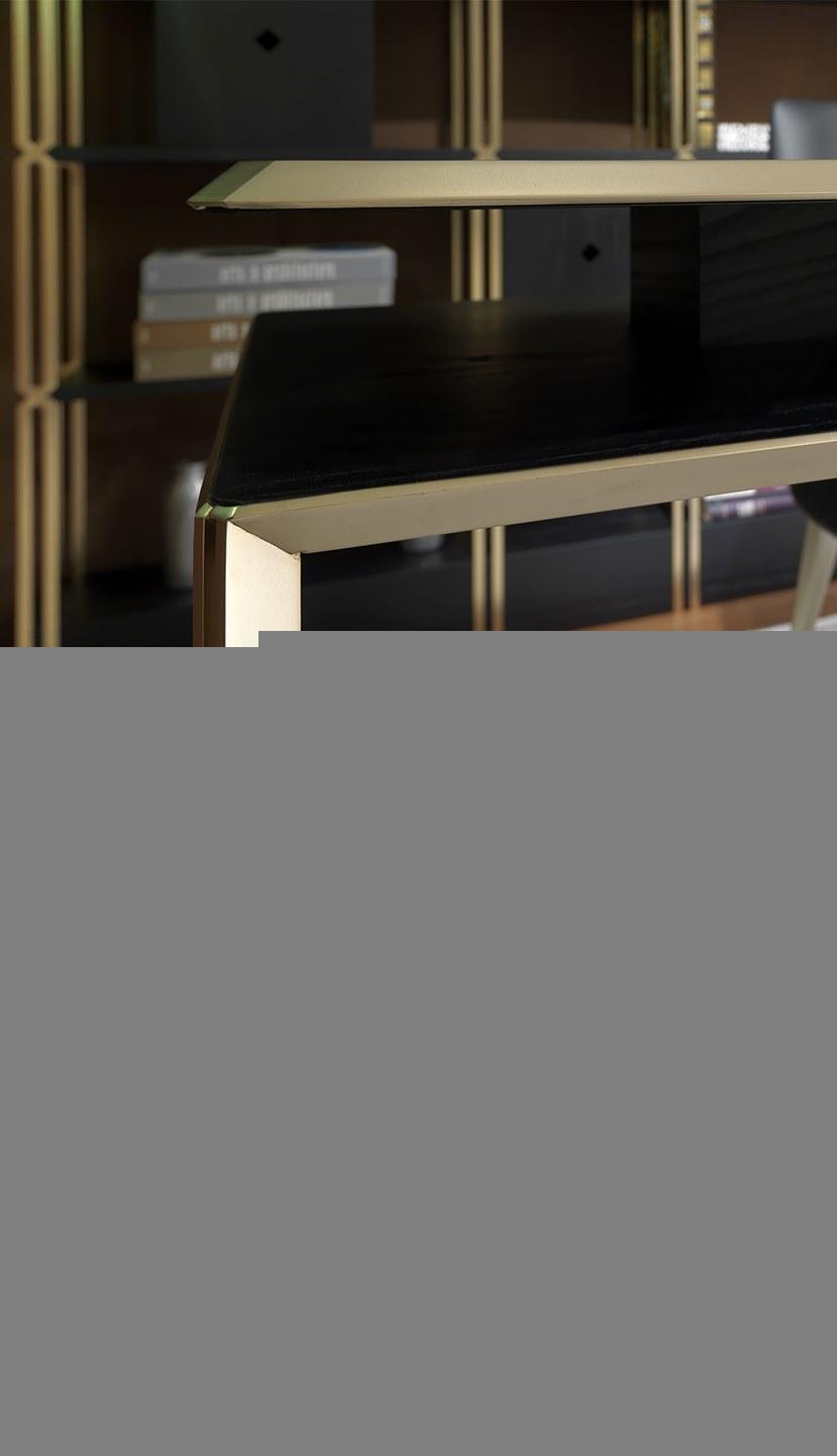 Paolo Castelli Прямоугольный стол из металла и дерева с ящиками sun-id-1444441 - Вид №7