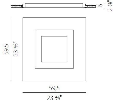 PANZERI Светодиодный потолочный светильник прямого света Flat sun-id-1390086 - Вид №1