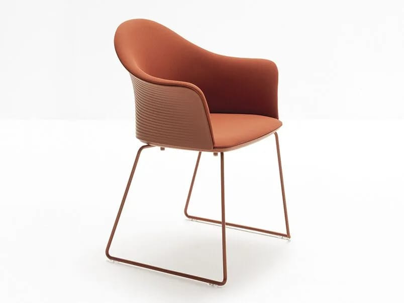 Штабелируемый мягкий стул из ткани ESTEL GROUP профиль ARCH-00097342 - Вид №1