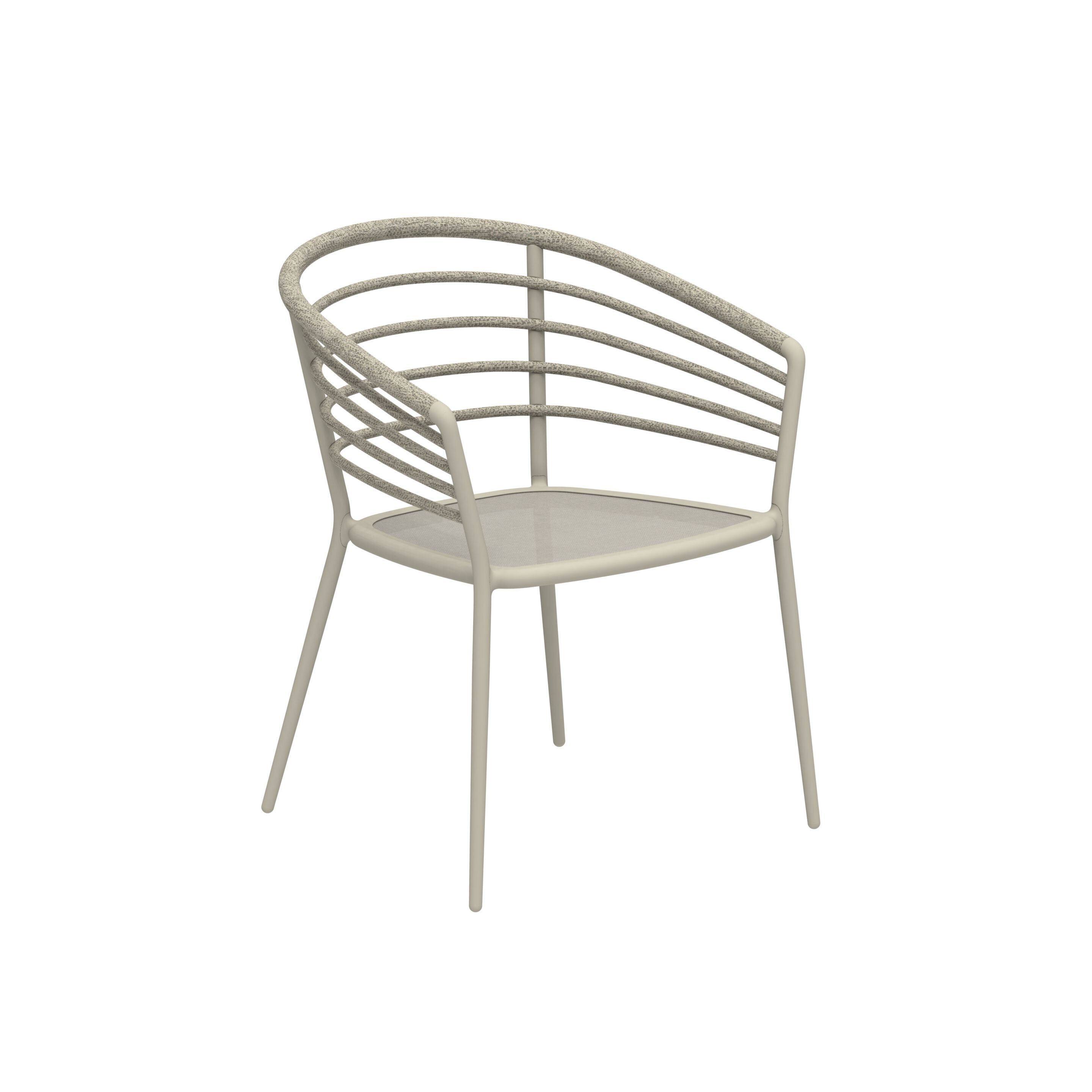 Алюминиевый садовый стул с подлокотниками Royal Botania Archy ARCH-00101924 - Вид №11