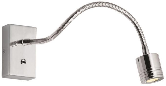 Terzo Light Светодиодная лампа для чтения из стали с гибким кронштейном  V40806  - Вид №1