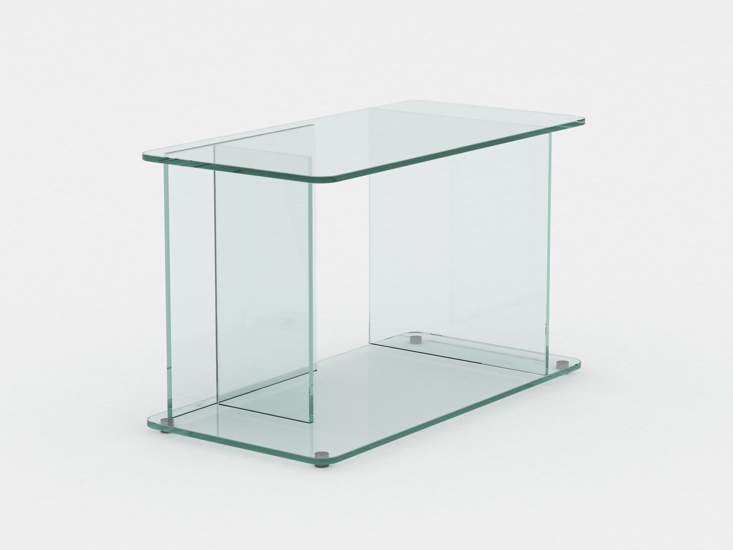 Прямоугольный журнальный столик из закаленного стекла Case LUCENT ARCH-00082819 - Вид №10