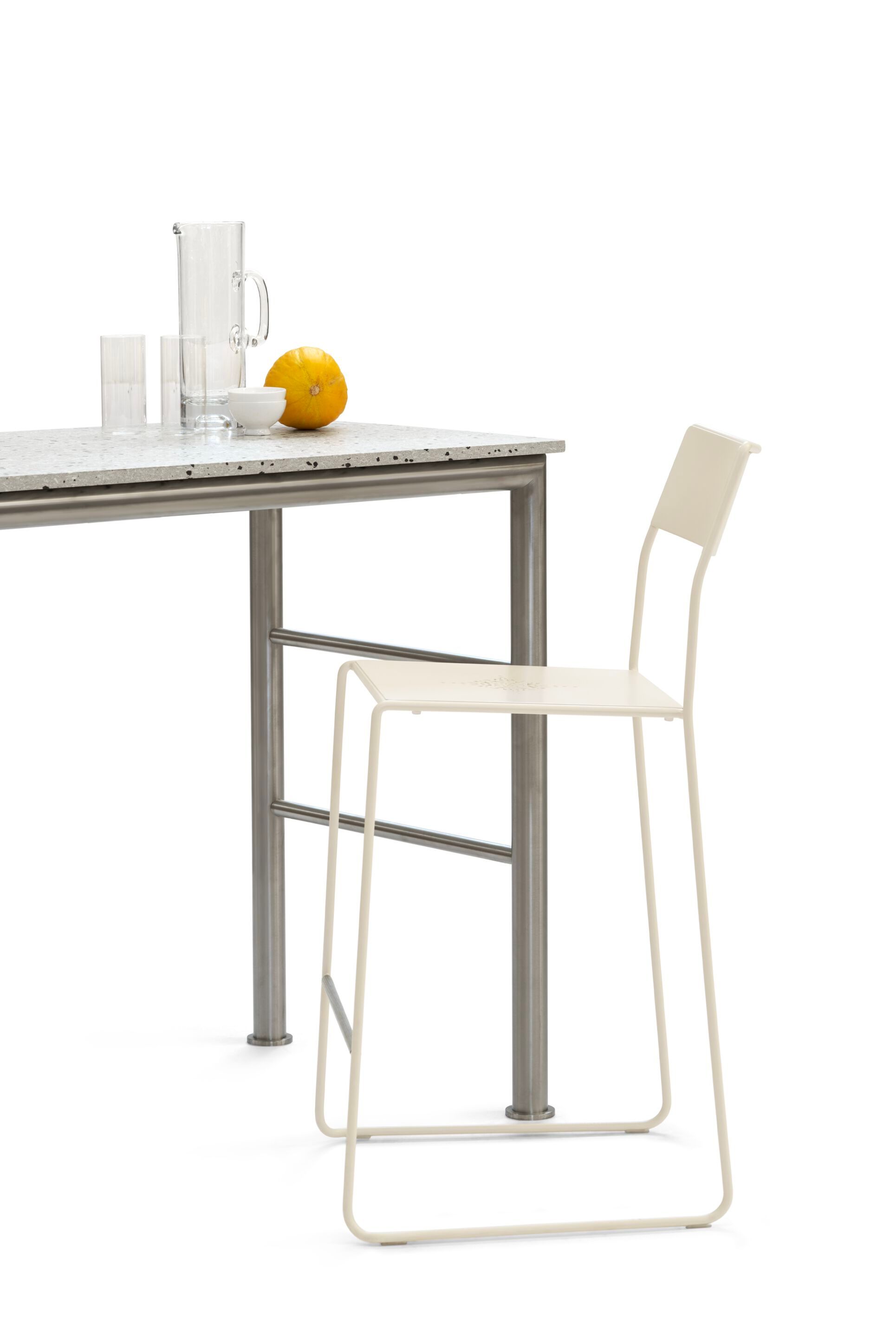 Стальной штабелируемый табурет с порошковым покрытием Opinion Ciatti Nigelle ARCH-00035400 - Вид №5