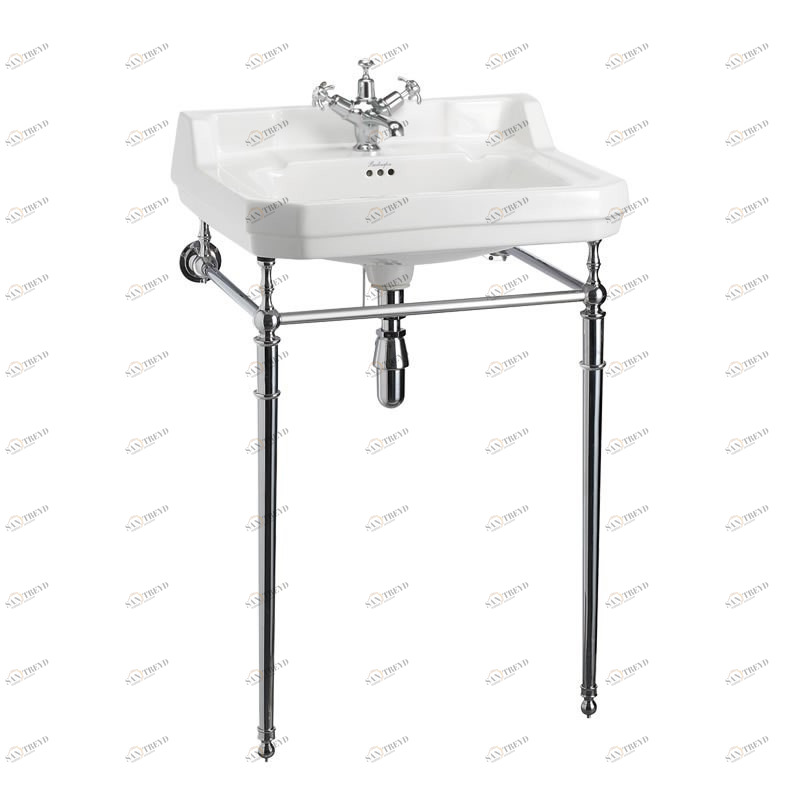 B4 1TH, T22A CHR, T62 Напольная раковина стоящая овальная Burlington REGAL