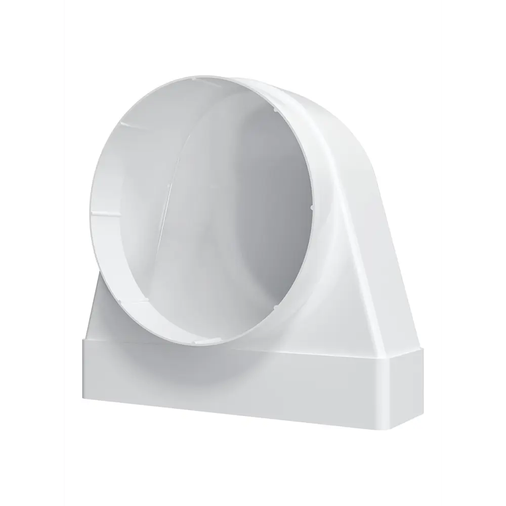 Переходник вентиляционный для плоских воздуховодов Fonet D150 мм 60x204 мм пластик STLM-2184687