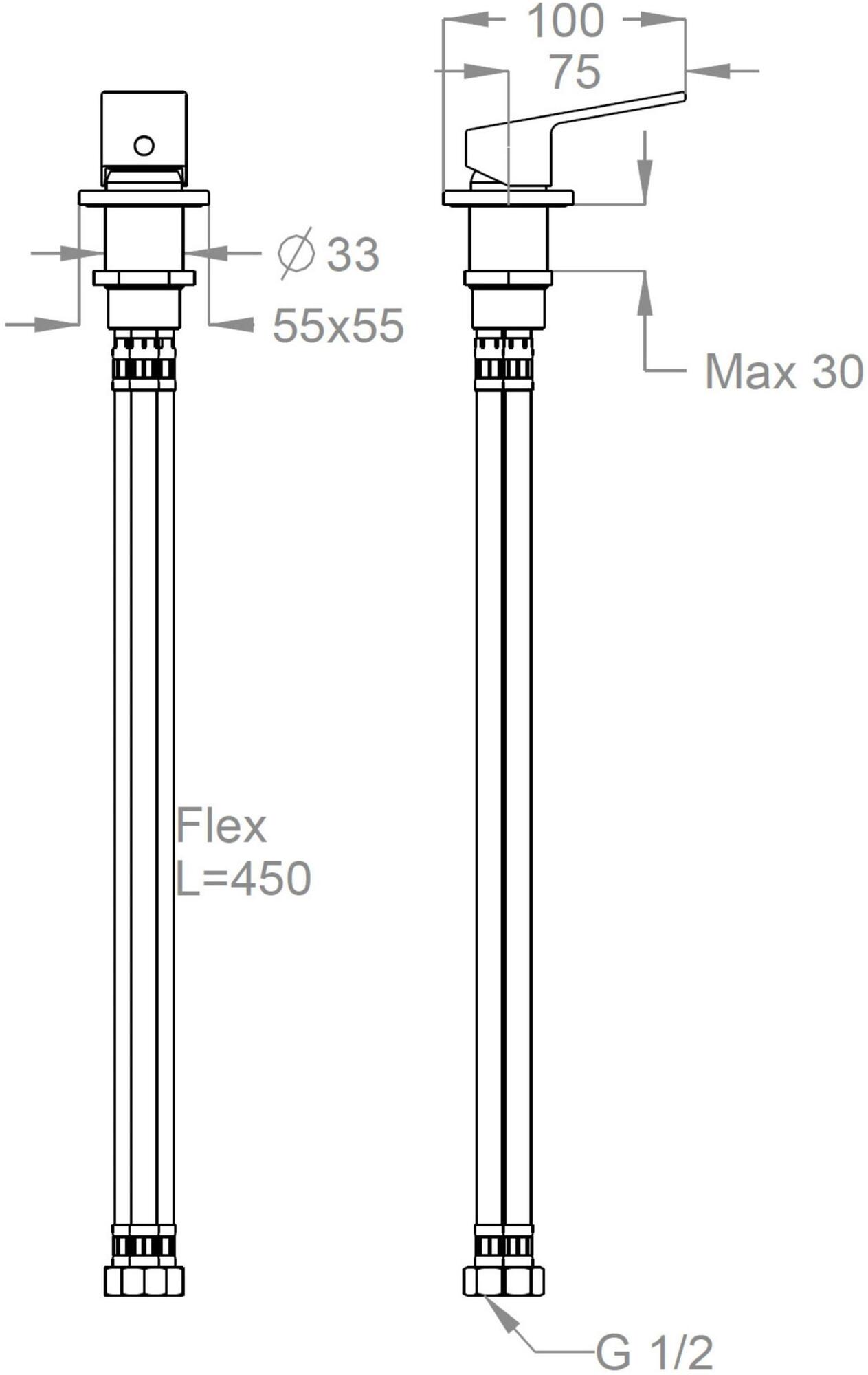 Fir Italia Пульт дистанционного управления с латунной крышки Kelio 63 6351050 - Вид №1