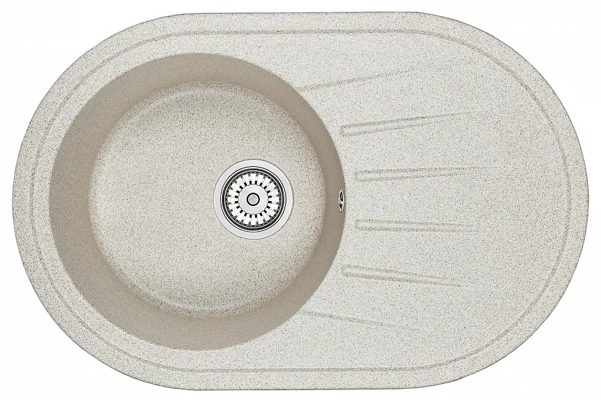 7601, КЛАССИК, кухонная мойка, СтандАРТ кварц GRANULA Standart 7601-ST02 - Вид №1