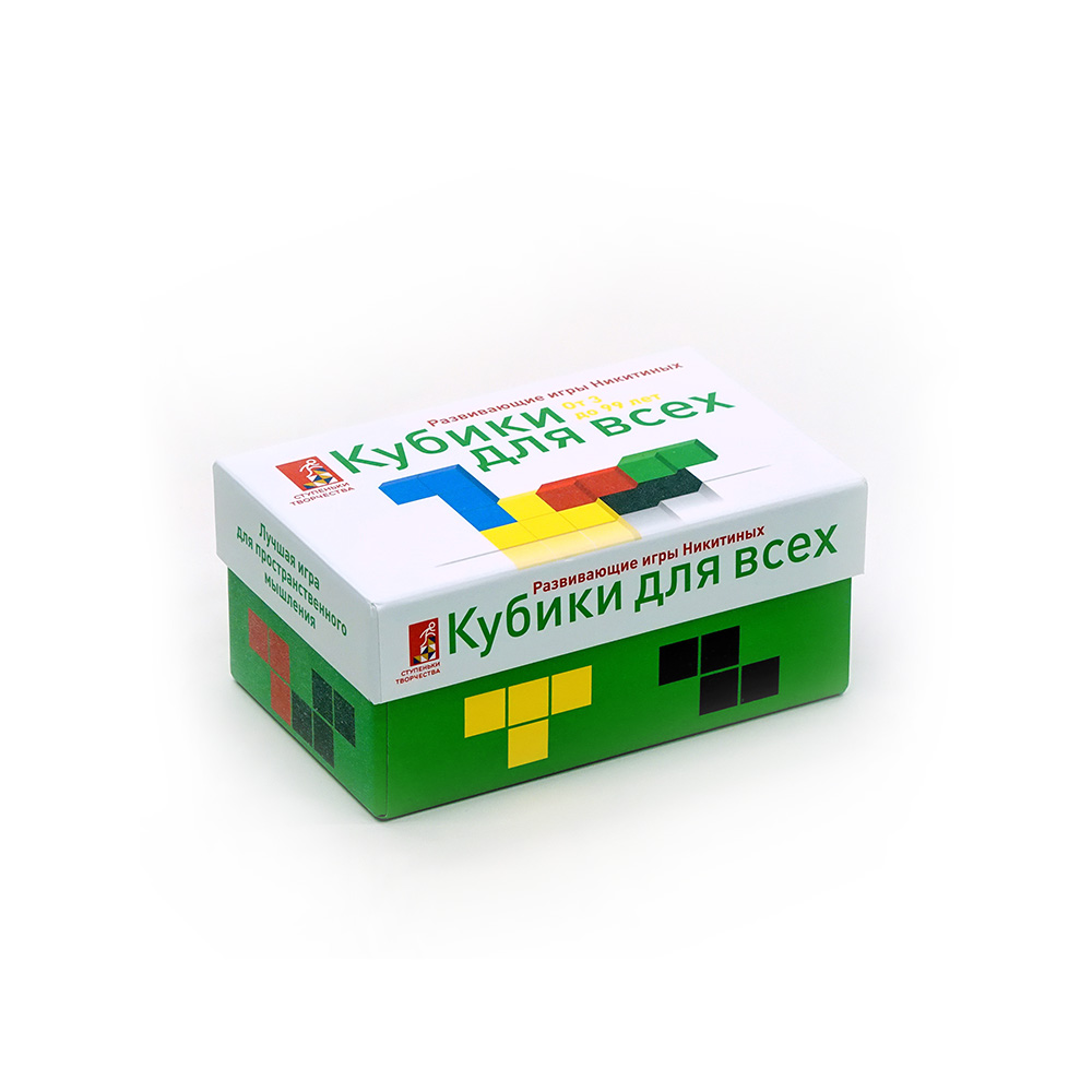 011-1 Развивающая игра Никитиных «Кубики для всех» Santreyd 