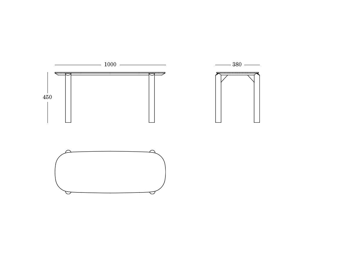Деревянная скамья ONDARRETA Juno ARCH-00071237 - Вид №4