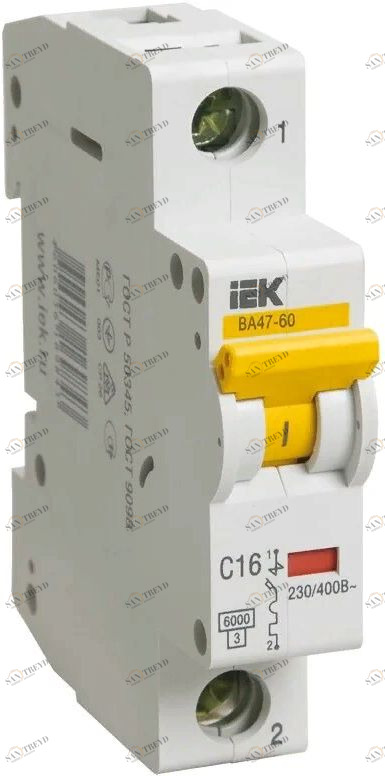 Автоматический выключатель ВА47-29 1Р 63А IEK 7417