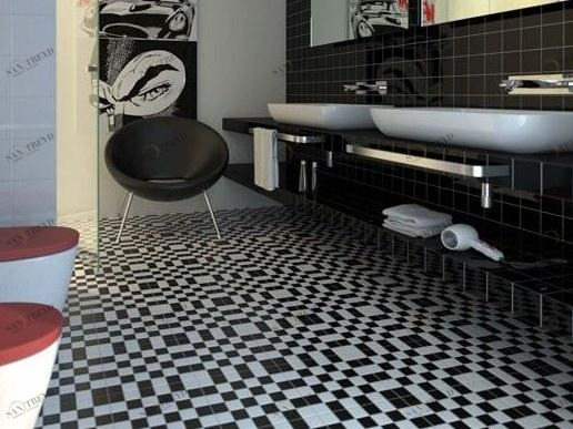 CERAMICA VOGUE Пол / настенная плитка из глазурованного керамогранита белого цвета Vogue link sun-id-1435425