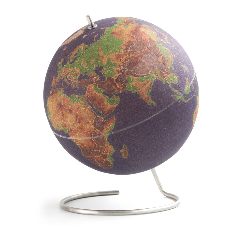 SK CORKGLOBE3 Глобус цветной colour большой Suck UK 