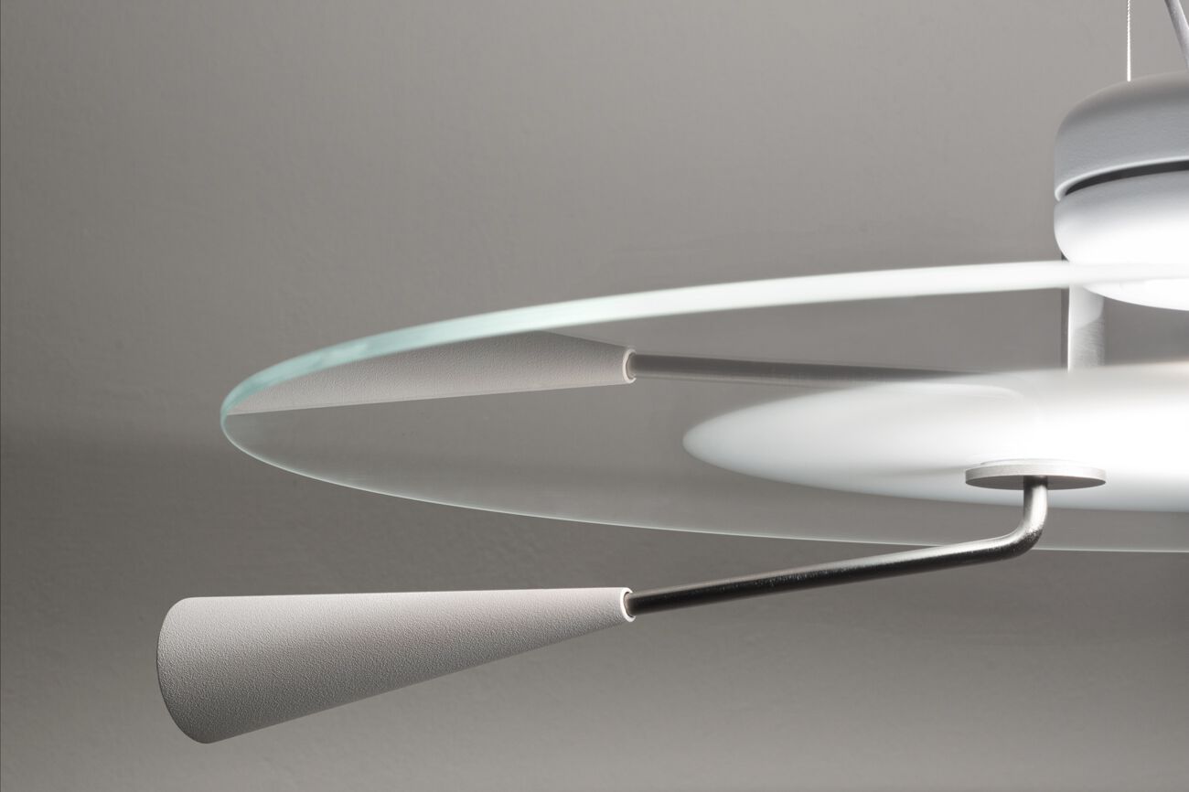 Стеклянный подвесной светильник Stilnovo BASCULA ARCH-00114285 - Вид №1