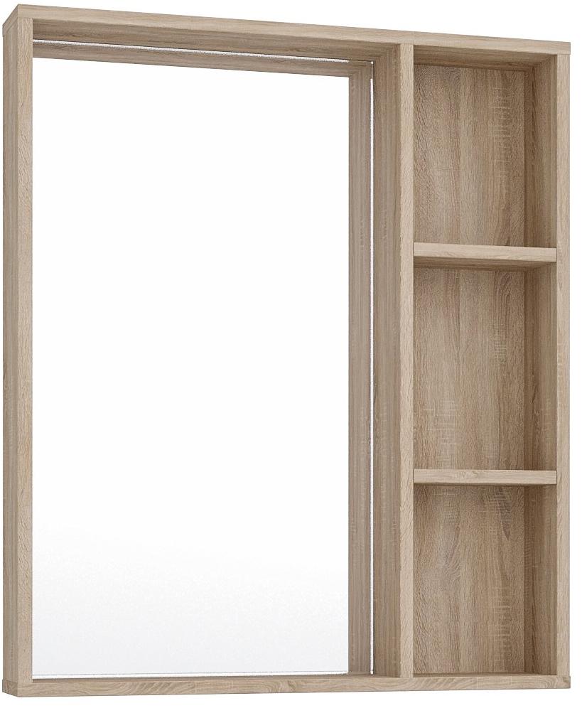 206001 Зеркало Grossman "ФЛАЙ-60 см" универсальное дуб сонома - Вид №1