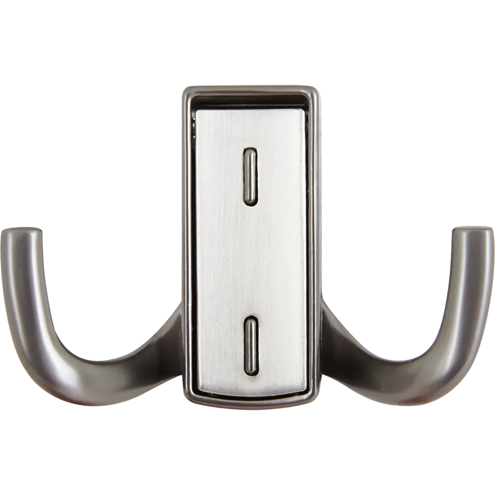 Крючок двухрожковый Jet 397 5.3 см до 8 кг цвет серый никель STLM-2186564 - Вид №2