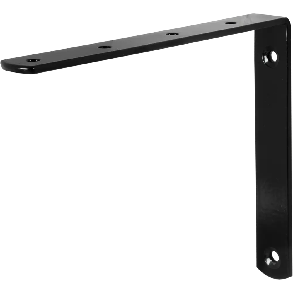 Кронштейн Larvij Angle 2 12.5x15 см сталь нагрузка до 1 кг цвет чёрный Англ STLM-2071385
