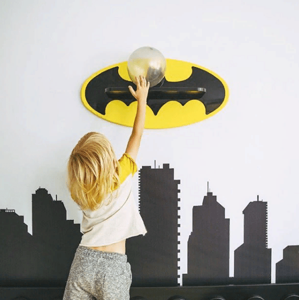 Полка-бэтмен детская большая "Леголенд" МАНДАРИН ЛЕГОЛЕНД 179562 Черный;желтый Santreyd  - Вид №4