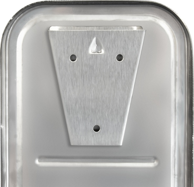1402.091 Дозатор для жидкого мыла из нерж стали антивандальный 8615 PUFF  - Вид №6