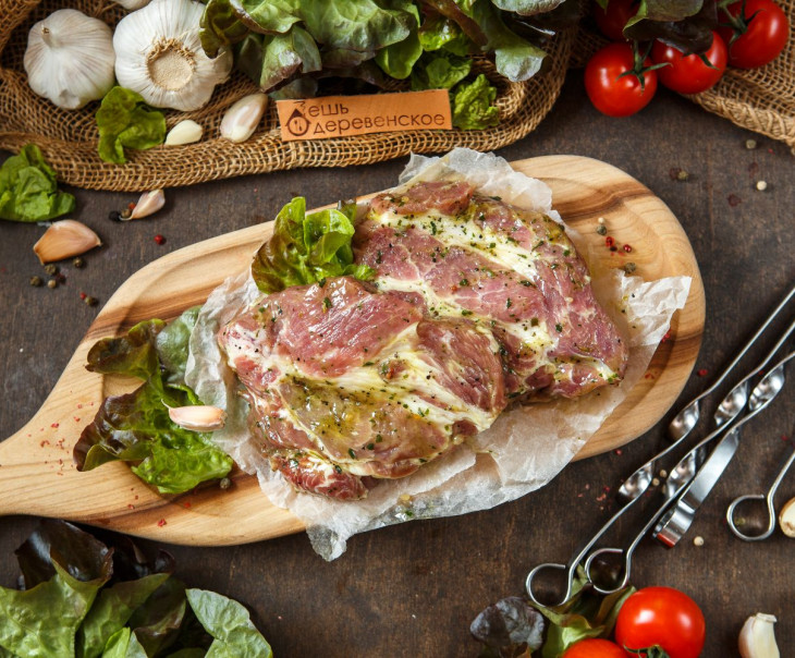 6307 Стейк свиной в чесночном маринаде Вкусляндия 