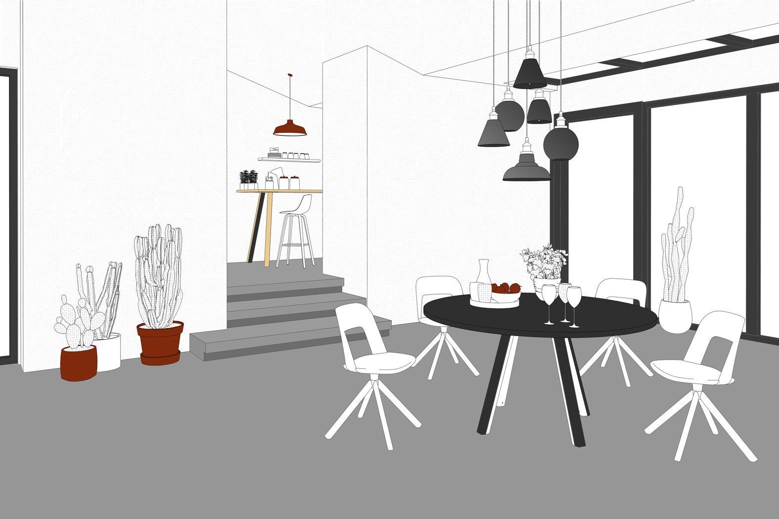 Круглый дубовый стол Lapalma ARCH-00092853 - Вид №7