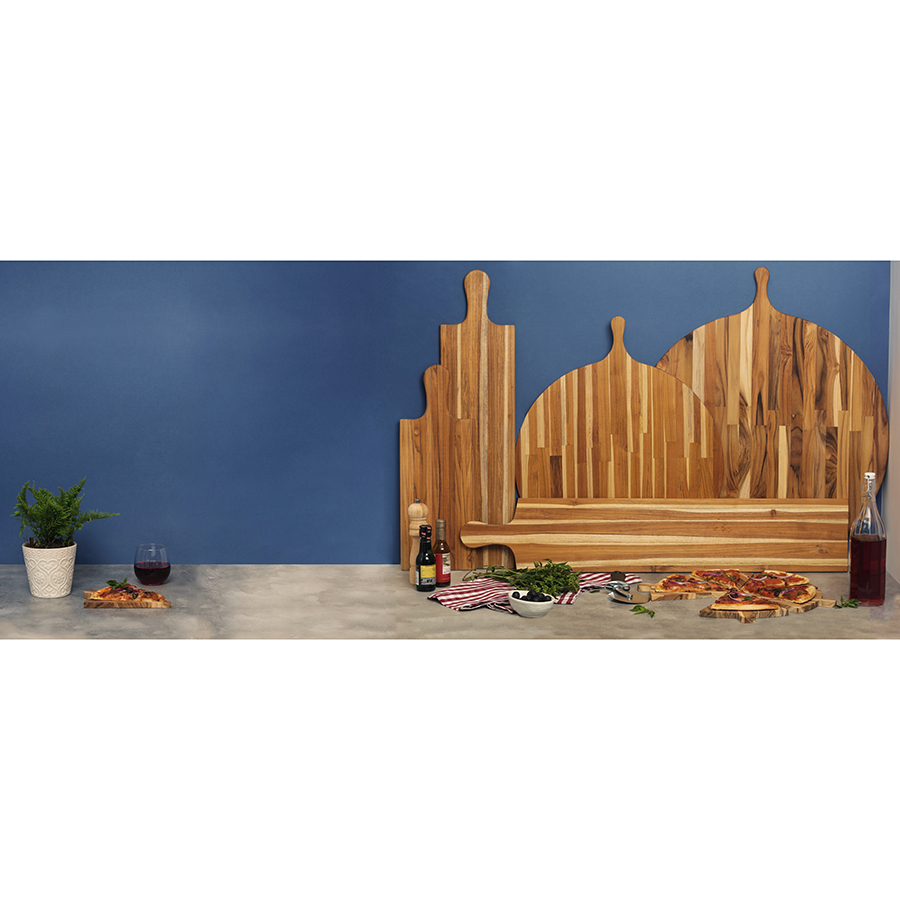 TH902 Доска сервировочная specialty круглая разборная 42 см TEAKHAUS  - Вид №2