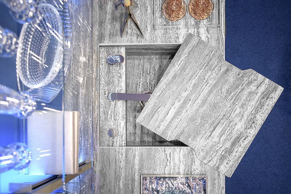 Столешницы для кухни - Травертино ченери LIGRON LIST315 1259 - Вид №6