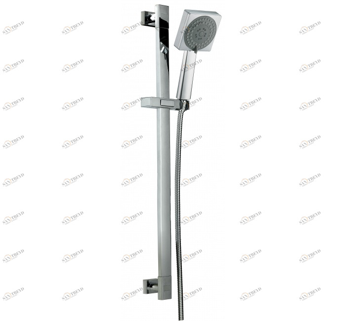 GENEBRE 1747 45 Комплект Kenjo, штанга, гибкий шланг и ручной душ с 3 струями 