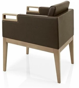 JMS Кожаное кресло с подлокотниками Roven M 580