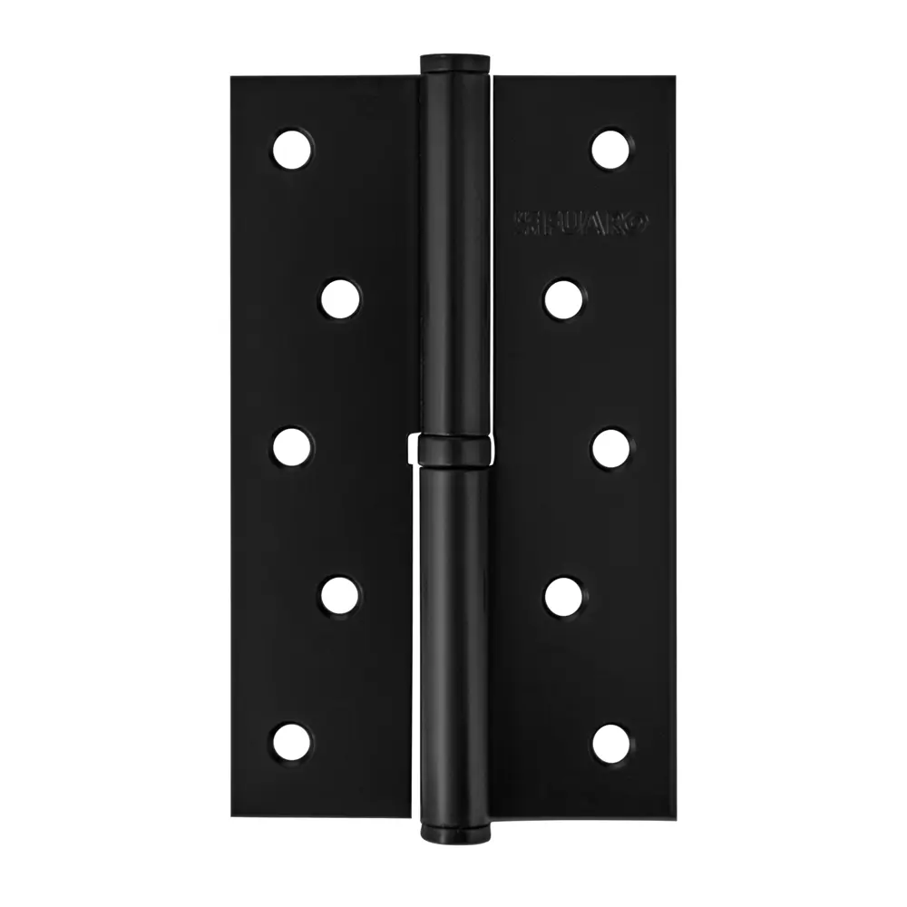 Петля карточная съемная Fuaro левая 125x75x2.5 мм сталь цвет черный STLM-2059829