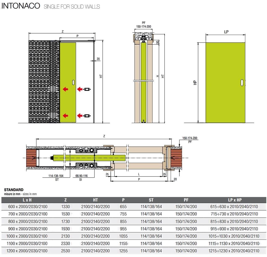 PROTEK® Ответная рама для раздвижных дверей с проходом для проводки Magic box® sun-id-1372893 - Вид №4