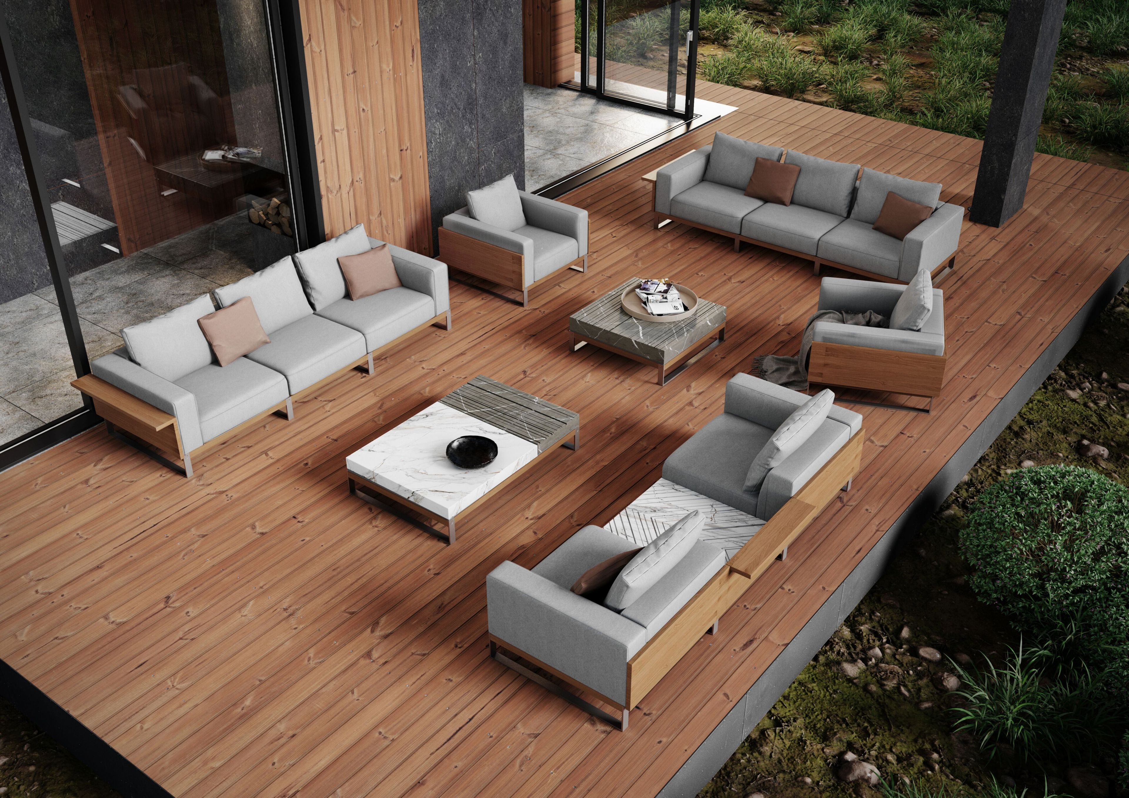 Тканевый модульный садовый диван Formitalia AWAROA ARCH-00024606 - Вид №2