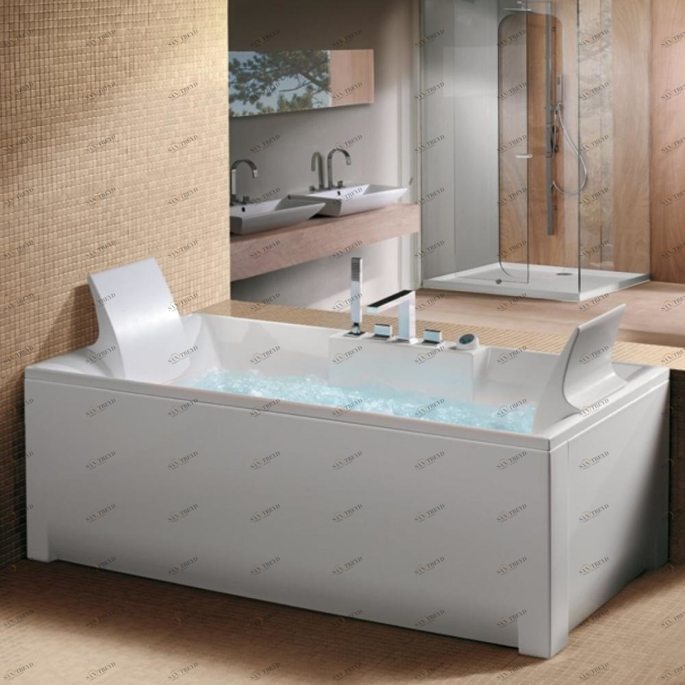 Ванна угловая Kali Steel 180 см Karolitalia BLUBLEUKALISTEEL180