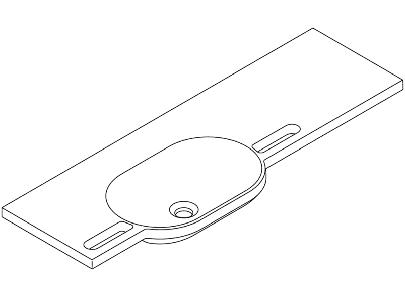 950.11.200S Умывальник различной длины HEWI Waschtische  - Вид №11