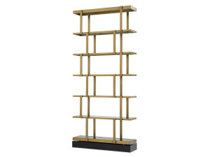 Латунный отдельно стоящий книжный шкаф